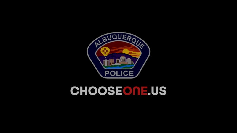 A black background with the albuquerque police logo.